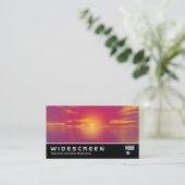 Widescreen 273 - Sunrise Sunset Visitenkarte (Stehend Vorderseite)