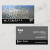 Widescreen 289 - Cooles Wasser Visitenkarte (Vorne/Hinten)