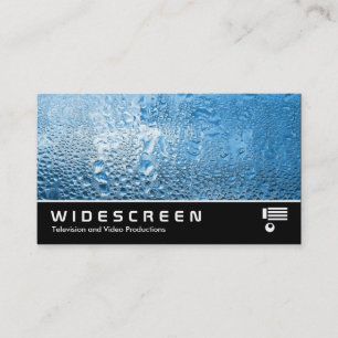 Widescreen 290 - Cooles blaues Wasser Visitenkarte