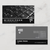 Widescreen 301 - Tastatur Visitenkarte (Vorne/Hinten)