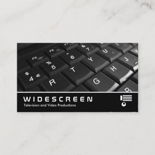Widescreen 301 - Tastatur Visitenkarte (Vorderseite)
