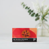 Widescreen 320 - Innen einer Tulip Visitenkarte (Stehend Vorderseite)
