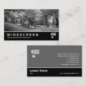 Widescreen 328 - Cycle Way - B&W Visitenkarte (Vorne/Hinten)