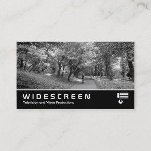 Widescreen 328 - Cycle Way - B&W Visitenkarte