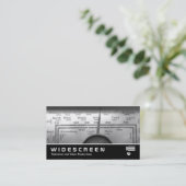 Widescreen 330 - Old UK Radio Dial Visitenkarte (Stehend Vorderseite)