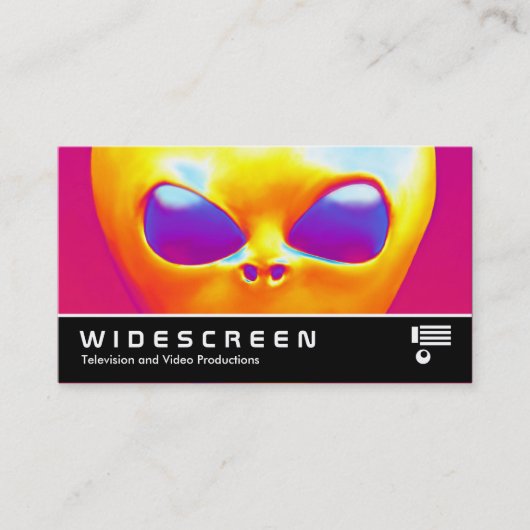 Widescreen 339 - Psychedelische Alien Visitenkarte (Vorderseite)