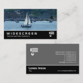 Widescreen 340 - Cardiff Marina Visitenkarte (Vorne/Hinten)