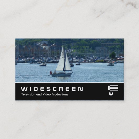 Widescreen 340 - Cardiff Marina Visitenkarte (Vorderseite)