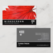 Widescreen 356 - Japanisches Ahornleaf Visitenkarte (Vorne/Hinten)