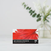 Widescreen 356 - Japanisches Ahornleaf Visitenkarte (Stehend Vorderseite)