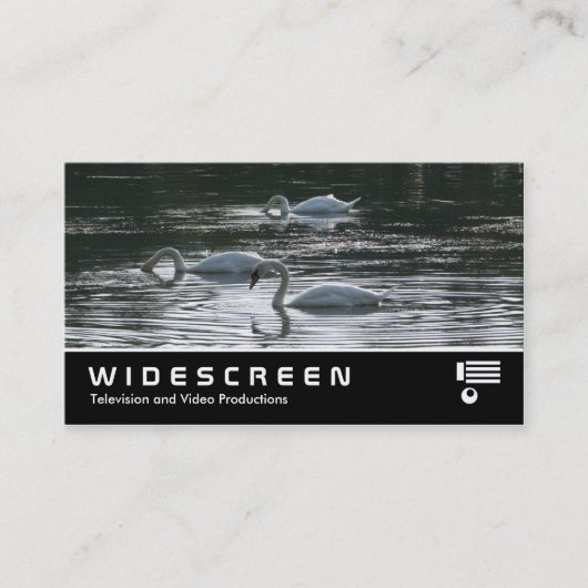 Widescreen 363 - Schwäne Visitenkarte (Vorderseite)