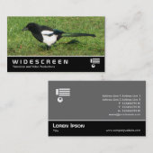 Widescreen 367 - Europäische Magpie Visitenkarte (Vorne/Hinten)