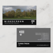 Widescreen 370 - Park Landschaft Visitenkarte (Vorne/Hinten)
