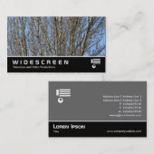 Widescreen 384 - Zweige Sunlit Visitenkarte (Vorne/Hinten)