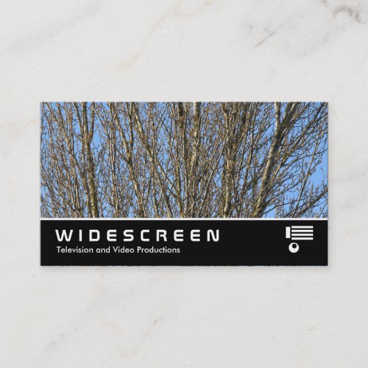 Widescreen 384 - Zweige Sunlit Visitenkarte (Vorderseite)