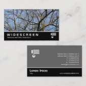 Widescreen 385 - Zweige in der Sonne Visitenkarte (Vorne/Hinten)