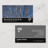 Widescreen 389 - Zweige der Silberbraun Visitenkarte (Vorne/Hinten)