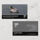 Widescreen 390 - Mallard Duck Visitenkarte (Vorne/Hinten)