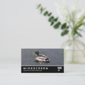 Widescreen 390 - Mallard Duck Visitenkarte (Stehend Vorderseite)