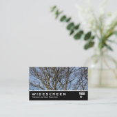 Widescreen 392 - Sunlit Trees Visitenkarte (Stehend Vorderseite)