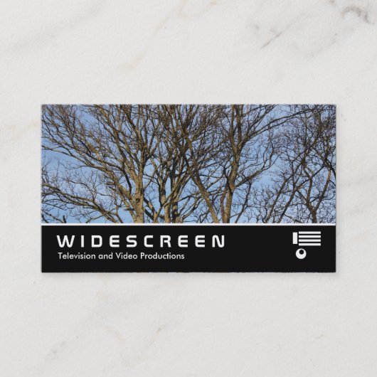 Widescreen 392 - Sunlit Trees Visitenkarte (Vorderseite)