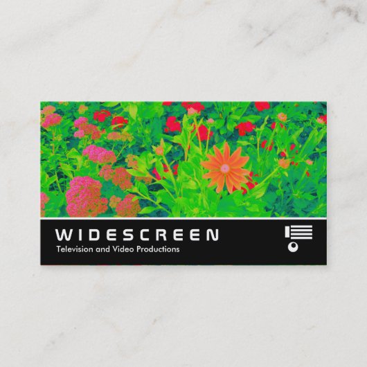 Widescreen 395 - Psychedelic Blume Bed. Visitenkarte (Vorderseite)