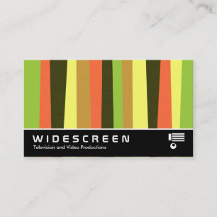 Widescreen 396 - Unregelmäßige Streifen Visitenkarte