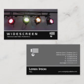 Widescreen 405 - Theater Spot Lights Visitenkarte (Vorne/Hinten)