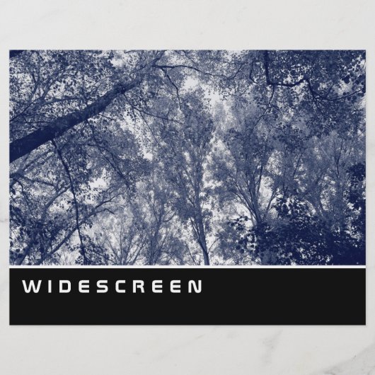 Widescreen - Blauer Herbst Flyer (Vorne)