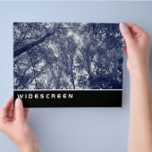 Widescreen - Blauer Herbst Flyer (Hand)