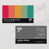Widescreen Colorbars 02 Visitenkarte (Vorne/Hinten)