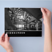 Widescreen - Modernes Inneres Flyer (Hand)