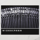 Widescreen - Schreibmaschine Flyer (Vorne)