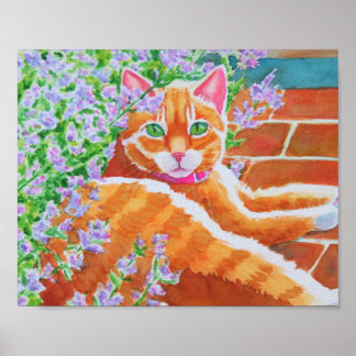 Widget auf dem Gartenpfad Poster