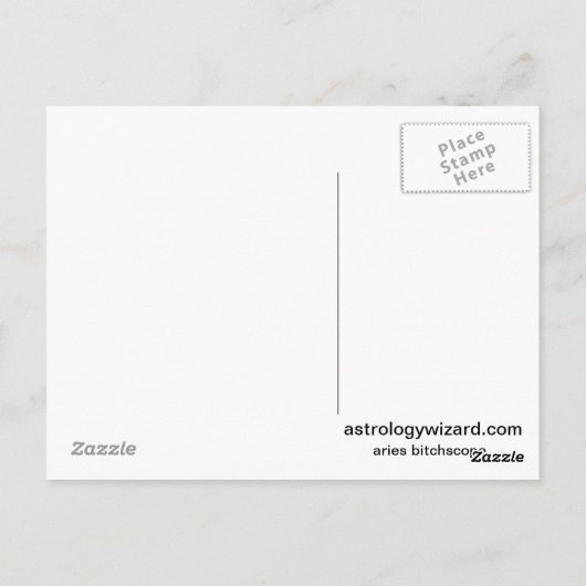 Widgets [- BitchScope - ] Postcard Postkarte (Rückseite)