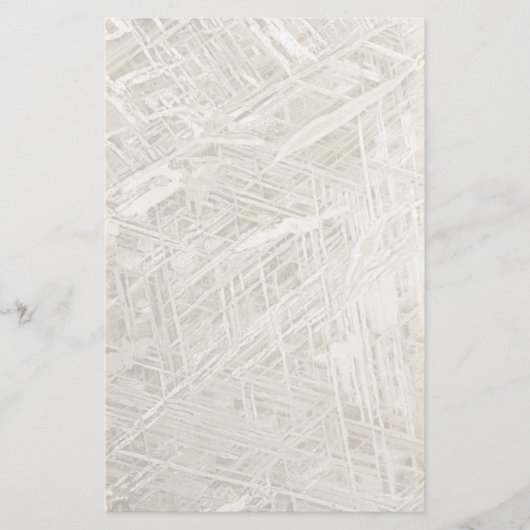 Widmanstätten Muster Briefpapier (Vorderseite)