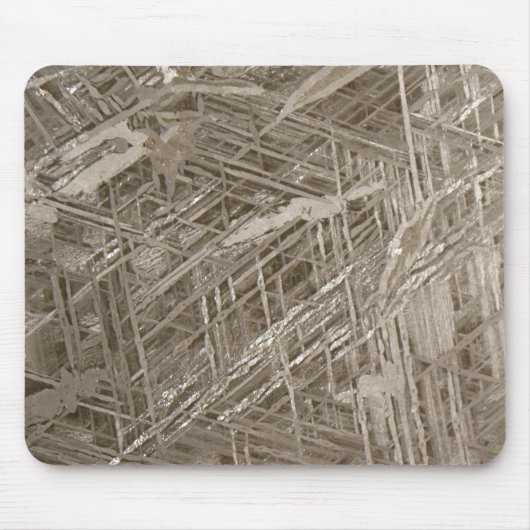 Widmanstätten Muster Mousepad (Vorne)