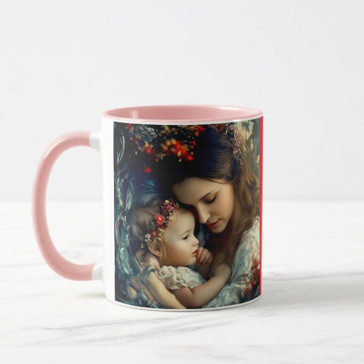 Widmung an Mütter Tasse (Links)