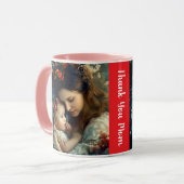 Widmung an Mütter Tasse (Vorderseite Links)