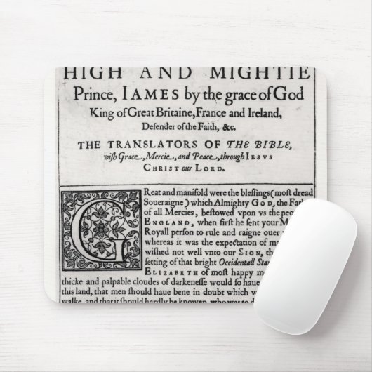 Widmungsseite 'im heiligen Bible Mousepad (Mit Mouse)