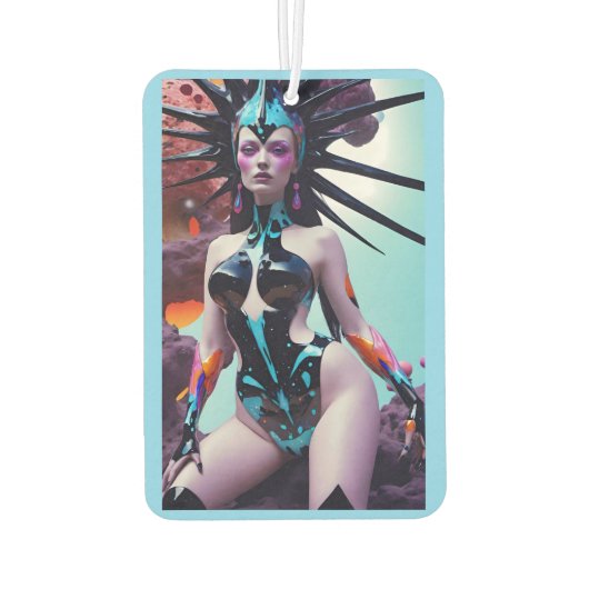 Widow Queen of the Scrum Run Autolufterfrischer (Rückseite)