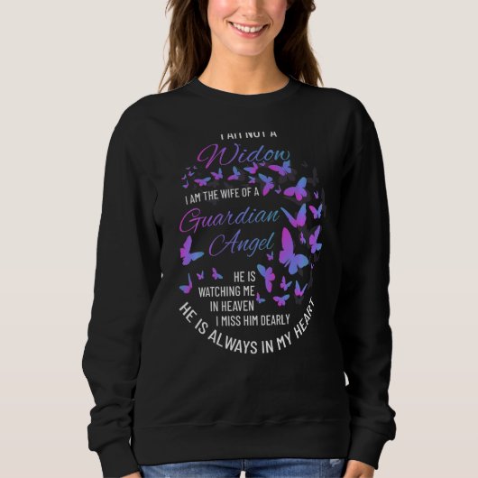 Widow Shirt Kummer an Ehemann Ehemann ist mein Wäc (Vorderseite)