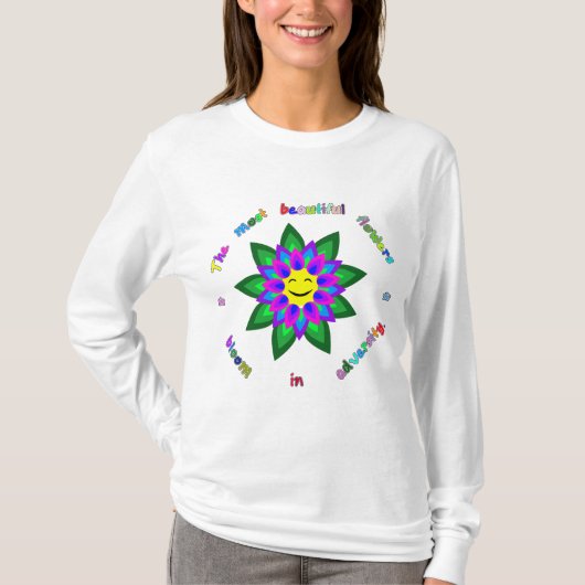 widrige Blume T-Shirt (Vorderseite)