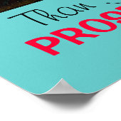 Widrigkeit vs. Wohlstand ~ Poster 12"x12" (Ecke)