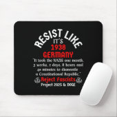 Wie 1938 wohnt Deutschland _2 Mousepad (Mit Mouse)