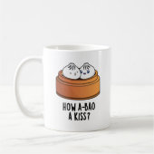 Wie A-bao ein Kuss Funny Dimsum Pun Kaffeetasse (Links)