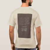 Wie Adlerwinde am Wind T-Shirt (Rückseite)