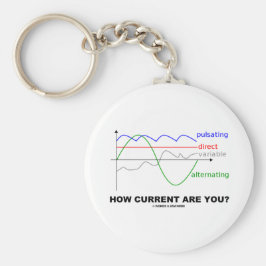 Wie aktuell sind Sie? (Physik verschiedener Ströme Schlüsselanhänger
