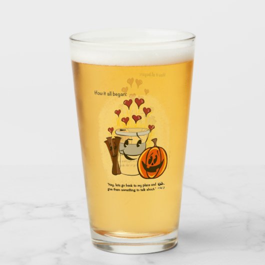 Wie alles begann zu trinken glas (Vorne (Gefüllt))