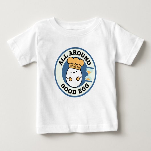 Wie, alles um gutes Ei Baby T-shirt (Vorderseite)